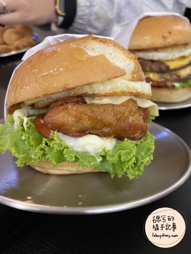 樂堡the burger-檸香嫩腿排.太陽蛋